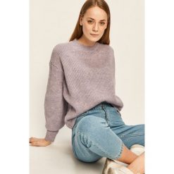Answear - Sweter. Fioletowe swetry damskie ANSWEAR, s, bez wzorów, z elastanu, bez rękawów, bez kaptura. Za 119,90 zł.
