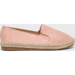 Answear - Espadryle Primavera. Czerwone espadryle damskie ANSWEAR, bez wzorów, z gumy, bez obcasa, na obcasie. W wyprzedaży za 49,90 zł.