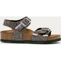 Birkenstock - Sandały dziecięce Rio. Czarne sandały dziewczęce Birkenstock, z gumy, na klamry. Za 189,90 zł.