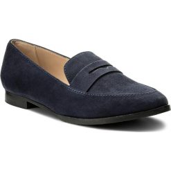 Półbuty JOOP! - Ismene 4140003977 Dark Blue 402. Niebieskie półbuty damskie JOOP!, na co dzień, bez wzorów, ze skóry, bez obcasa, na obcasie, bez zapięcia. W wyprzedaży za 389,00 zł.