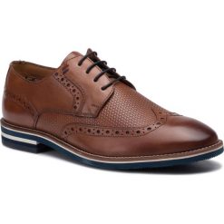 Półbuty SALAMANDER - Vasco 31-57334-17 Tan. Pomarańczowe buty wizytowe męskie Salamander, ze skóry, bez zapięcia. W wyprzedaży za 339,00 zł.