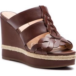 Espadryle GEOX - D Yulimar B D92CFB 00043 C0013 Brown. Pomarańczowe espadryle damskie Geox, bez wzorów, ze skóry, bez obcasa, na obcasie. W wyprzedaży za 299,00 zł.