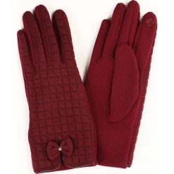 Bordowe Rękawiczki The Touch Of Heat. Czerwone rękawiczki damskie other. Za 19,99 zł.