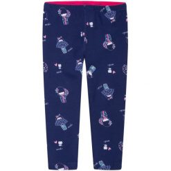 Legginsy dla dziecka 9 -36 m. Niebieskie spodnie niemowlęce Endo. Za 17,90 zł.