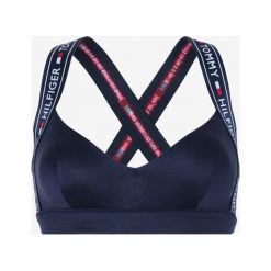 Tommy Hilfiger Biustonosz Niebieski. Niebieskie biustonosze TOMMY HILFIGER, bez wzorów, z elastanu. Za 180,95 zł.