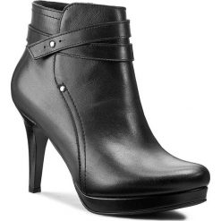 Botki BALDACCINI - 665500-0 Czarny. Czarne buty zimowe damskie marki Baldaccini, z materiału, na obcasie. W wyprzedaży za 249,00 zł.