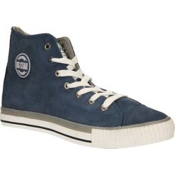 TRAMPKI BIG STAR S174095. Szare trampki męskie BIG STAR, bez wzorów, retro, bez zapięcia. Za 79,99 zł.