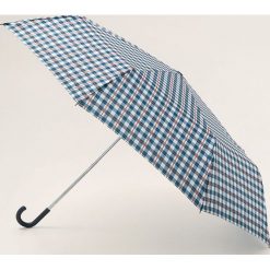 Mango - Parasol Cuadro. Niebieskie parasole Mango, bez wzorów. Za 59,90 zł.