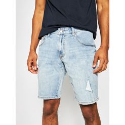 Szorty jeansowe Armani Exchange 3HZS14 Z1KXZ 1500. Niebieskie spodenki i szorty męskie Armani Exchange, m, bez wzorów, z elastanu. Za 499,00 zł.