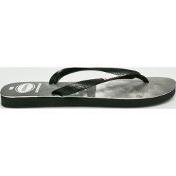 Havaianas - Japonki. Czarne kapcie męskie Havaianas, z gumy, bez zapięcia. W wyprzedaży za 59,90 zł.