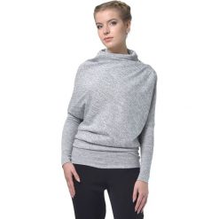 Sweter w kolorze jasnoszarym. Szare swetry klasyczne damskie marki Lada Lucci, xxs, ze stójką. W wyprzedaży za 229,95 zł.