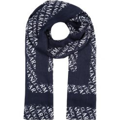 Szaliki damskie: Armani Exchange SCARF Szal navy/white