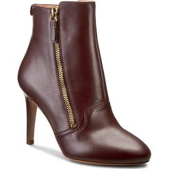 Buty zimowe damskie: Botki TWINSET – Tronchetto CA6PB5 Bordeaux 00020
