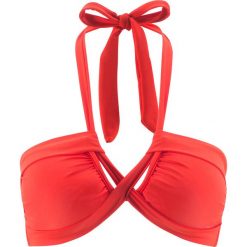 Stroje dwuczęściowe damskie: Biustonosz bikini bandeau bonprix czerwony
