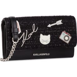Torebka KARL LAGERFELD - 91KW3222 Black. Czarne torebki klasyczne damskie marki KARL LAGERFELD, bez wzorów, ze skóry, wizytowe, bez dodatków. Za 919,00 zł.