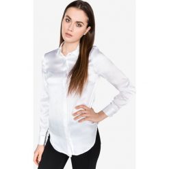 Guess Keiko Koszula Biały. Białe bluzki damskie Guess, xs, z aplikacjami, z jedwabiu, bez kołnierzyka, z długim rękawem. Za 533,95 zł.