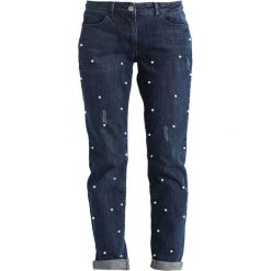 Boyfriendy damskie: Betty & Co Jeansy Straight Leg dark blue/cream
