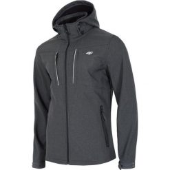 Kurtki sportowe męskie: 4f Kurtka softshell męska H4Z18-SFM003 szara r. XXL