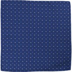 Elegancka Poszetka Alties, Wzor Paisley, Drobny Rzucik, Niebieska POSZALTS0107. Niebieskie poszetki męskie Alties, bez wzorów, z materiału, eleganckie. Za 16,90 zł.