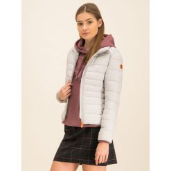 Kurtka puchowa Save The Duck D3597W GIGA9. Szare kurtki damskie Save the duck, bez wzorów, z puchu, bez kaptura. W wyprzedaży za 379,00 zł.