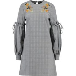 Sukienki: Fashion Union Tall SHOLAY POW CHECK Sukienka letnia grey