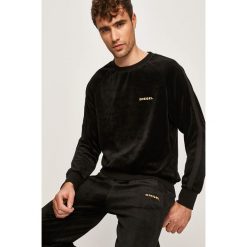 Diesel - Bluza. Czarne bluzy męskie Diesel, xxl, bez wzorów, z bawełny, z okrągłym kołnierzem, bez rękawów, bez kaptura. W wyprzedaży za 299,90 zł.