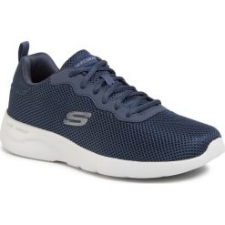 Buty SKECHERS - Dynamight 2.0 58362/NVY Navy. Niebieskie buty sportowe męskie Skechers, z tworzywa sztucznego, bez zapięcia, na fitness i siłownię. Za 239,00 zł.