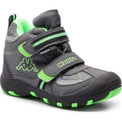Śniegowce KAPPA - Perry Mid Tex K 260566K Anthra/Grey 1330. Szare śniegowce chłopięce Kappa, bez zapięcia. W wyprzedaży za 129,00 zł.