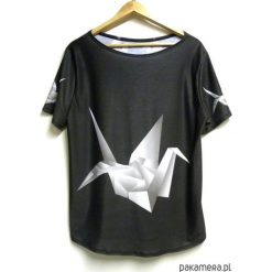 Bluzki damskie: Bluzka damska,t-shirt ze wzorem origami S-XL
