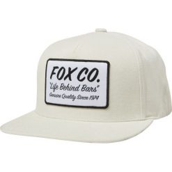 FOX Czapka Męska Resin Snapback Hat Kremowa. Białe czapki męskie marki FOX. Za 133,00 zł.