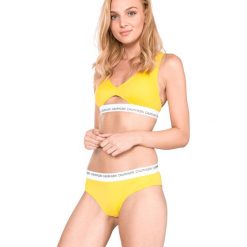Calvin Klein Dolna część stroju kąpielowego Żółty. Żółte stroje kąpielowe damskie Calvin Klein, l, bez wzorów, z elastanu. Za 188,95 zł.