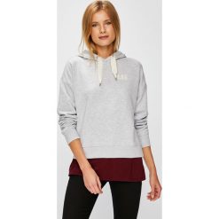 Lee - Bluza. Szare bluzy damskie z nadrukiem marki Lee, s, z bawełny, z kapturem. W wyprzedaży za 199,90 zł.