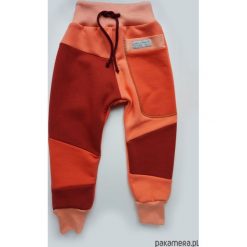 Spodnie chłopięce: PATCH PANTS spodnie 104 – 152 cm brzoskwinia