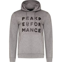 Bluza PEAK PERFORMANCE GROUND HOODIE. Szare bluzy męskie Peak Performance, bez wzorów, z bawełny, z kapturem, bez rękawów, z kapturem. W wyprzedaży za 221,00 zł.