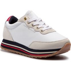 Sneakersy TOMMY HILFIGER - Tommy Retro Runner FW0FW03690 White 100. Półbuty damskie TOMMY HILFIGER. W wyprzedaży za 269,00 zł.