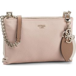 Torebka GUESS - Lou Lou (VG) Mini Bag HWVG69 55700 RSM. Brązowe listonoszki damskie marki Guess, z aplikacjami. Za 529,00 zł.
