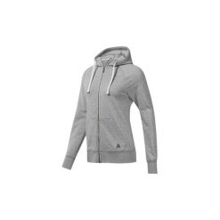 Bluzy Reebok Sport Bluza z kapturem Elements French Terry Full Zip. Szare bluzy damskie z kapturem Reebok Sport, s, bez wzorów, bez rękawów. Za 199,00 zł.
