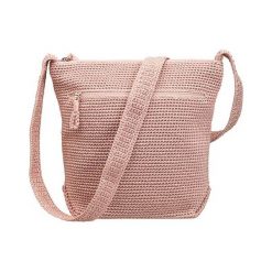 Ceannis Torebka Crochet różowy female różowy. Różowe torebki klasyczne damskie Ceannis, w paski, na ramię, bez dodatków. Za 279,00 zł.