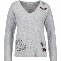 Sweter w kolorze szarym. Szare swetry klasyczne damskie marki Taifun, z wełny. W wyprzedaży za 130,95 zł.