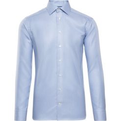 Koszula Eton 316979511. Niebieskie koszule męskie Eton, m, bez wzorów, z bawełny, biznesowe, bez kołnierzyka, bez rękawów. W wyprzedaży za 399,00 zł.