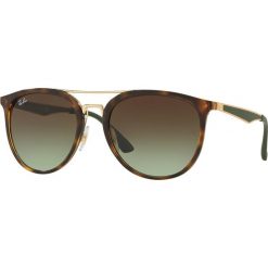 Ray-Ban - Okulary. Żółte okulary przeciwsłoneczne damskie marki Ray-Ban, okrągłe. Za 599,90 zł.