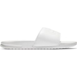 Klapki Nike Wmns Benassi JDI Metallic QS (AA4149-100). Klapki damskie Nike, bez wzorów, z materiału, bez obcasa. Za 99,99 zł.