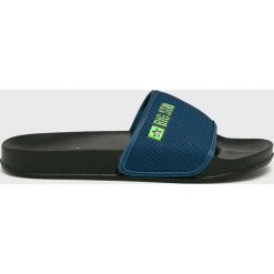 Big Star - Klapki. Niebieskie kapcie męskie BIG STAR, bez wzorów, z materiału. Za 59,90 zł.