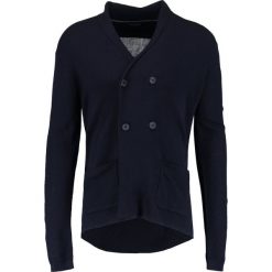 Swetry rozpinane męskie: Bruun & Stengade TAYLOR Kardigan navy