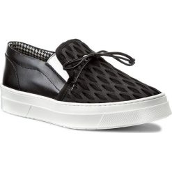 Tenisówki POLLINI - SA15013G13TY100A Nero. Czarne półbuty damskie Pollini, ze skóry. W wyprzedaży za 469,00 zł.