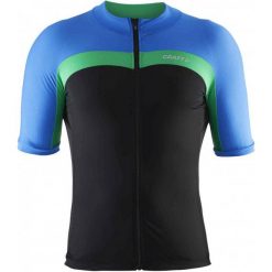 Koszulki sportowe męskie: Craft Koszulka Rowerowa Velo Black Blue L