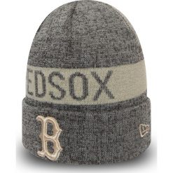 New Era - Czapka. Szare czapki damskie New Era, bez wzorów, z dzianiny. Za 119,90 zł.