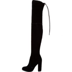 Buty zimowe damskie: Buffalo Kozaki na obcasie black