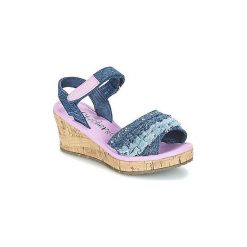 Sandały Dziecko Skechers TIKIS. Szare sandały dziewczęce marki Skechers, z materiału. Za 143,20 zł.