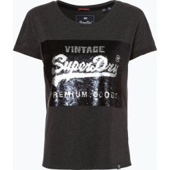 Superdry - T-shirt damski, szary. Szare t-shirty damskie Superdry, l. Za 179,95 zł.